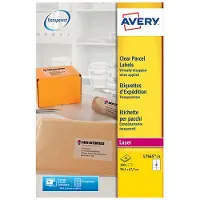 Avery Zweckform L7565-25 transparante etiketten 99,1 x 67,7 mm (200 etiketten)