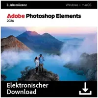 Adobe Photoshop Elements 2026 | 1 Gebruiker - 2 Installaties | Mac
