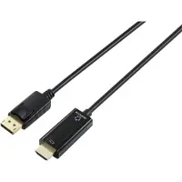 Renkforce DisplayPort / HDMI Adapterkabel DisplayPort-stekker, HDMI-A-stekker 1.00 m Zwart RF-5179186 DisplayPort-kabel