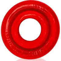 Oxballs - Rimz Big Softlips - Siliconen/TPR Cockring - Rood