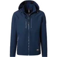 Casa Moda Softshell Jas Met Stretch En Afneembare Capuchon - XXL