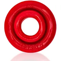 Oxballs - Rimz Softlips - Siliconen/TPR Cockring - Rood