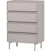 Woood Tours Ladekast 4 Lades - Melamine/ MDF - Zand - 102x70x42