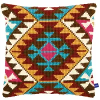 Vervaco Borduurpakket - kruissteek kussen - Azteken