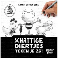 Paperfuel Boek - - Schattige diertjes teken je zo!
