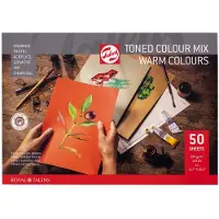 Royal Talens Talens Toned Paper blok - A3 - warme tinten