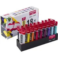 Taidepiste Amsterdam acrylverf set - 18 tubes van 120 ml