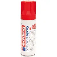Edding 5200 permanent spray - 200 ml - mat - verkeersrood