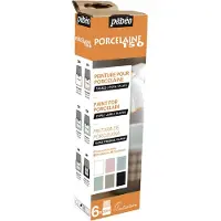 Pebeo Porseleinverf - 20 ml - mat - 6 stuks