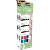 Pebeo Glasverf - 20 ml - glans - 6 stuks - basis