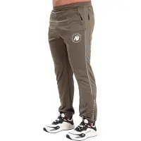 Gorilla wear Sportbroek 'Broxton' olijfgroen / wit