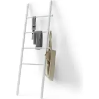SmartaSaker Leana handdoekladder 51x152x4cm Hout Wit 1017445-660