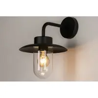 Lumidora Wandlamp 73887 - Voor buiten - FOREST - E27 - Zwart - Metaal - Buitenlamp - IP44