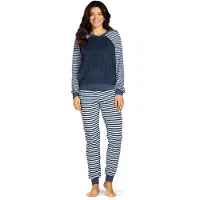 Comtessa Blauwe badstoffen pyjama | Maat 42