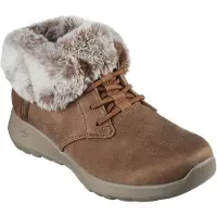 SKECHERS 144803 On-the-go Joy - Cozy Veterschoenen | Maat 42 Dames Cognac