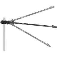 Korum Telescopic Feeder Seat Box Attachment Zwart