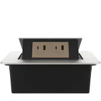 Livolo  | Zilver | 2 | Pop-Up Stekkerdoos | Push | Inbouw | USB/USB-C