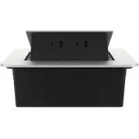 Livolo  | Zilver | 2 | Pop-Up Stekkerdoos | Push | Inbouw | USB/USB-C