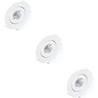 Livolo  Mini Inbouwspot | 3 Stuks | Wit | Kantelbaar en Richtbaar | IP44 |