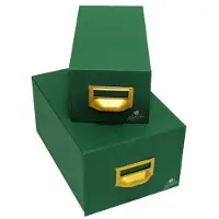 Mariola Vulbare opbergkest Groen (15,5 x 10 x 25 cm)