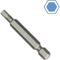 Boni-Shop® Hoogwaardige zeskantsleutel 5mm van S2 Staal met 1/4 Inch Opname, 50mm Lengte voor Precisie, Duurzaamheid en Efficiënte Schroefklussen – Ideaal voor Professioneel en Thuisgebruik