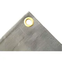 ZILL Afdekzeil 280 g/m², 4x5 (20m²), grijs, beschermzeil, bouwzeil