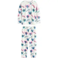 Next Nachtkledij 'Lilo & Stitch' blauw / pink / zwart / wit