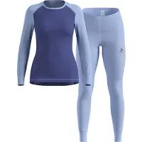 Odlo - Women's Active Warm Special Set - Synthetisch ondergoed XL, blauw