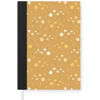 MuchoWow Notitieboek - Schrijfboek - Zee - Dieren - Geel - Vissen - Notitieboekje klein - A5 formaat - Schrijfblok