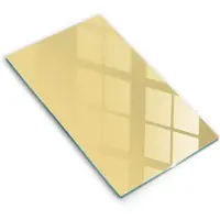 Wallfluent Glazen Snijplanken - Geel Snijplanken Glas - 30 cm x 52 cm - Geel Snijplanken van Glas - Glazen Hakplank - Snijplank van Glas met Print - Antislip Keuken Snijplank Glas