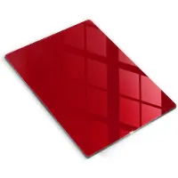 Wallfluent Glazen Snijplanken - Rood Snijplanken Glas - 40 cm x 52 cm - Rood Snijplanken van Glas - Snijplank van Glas - Glazen Snijplank Voor Keuken - Antislip Glazen Snijplank