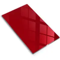 Wallfluent Glazen Snijplanken - Rood Snijplanken Glas - 30 cm x 52 cm - Rood Snijplanken van Glas - Keuken Snijplank Glas - Decoratieve Glazen Snijplank - Glazen Snijplank met Antislip