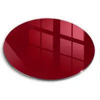 Wallfluent Glazen Snijplanken - Bourgondië Snijplanken Glas - 40fi cm - Bourgondië Snijplanken van Glas - Glazen Keukenplank - Decoratieve Glazen Snijplank - Glazen Snijplank met Antislip
