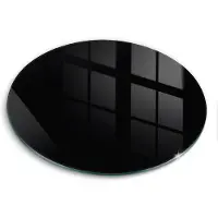 Wallfluent Glazen Snijplanken - Zwart Snijplanken Glas - 40fi cm - Zwart Snijplanken van Glas - Glazen Snijplank - Glazen Snijplank Voor Keuken - Antislip Glazen Snijplank