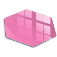 Wallfluent Glazen Snijplanken - Roze Snijplanken Glas - h40 cm - Roze Snijplanken van Glas - Glazen Snijplank - Glazen Snijplank Voor Keuken - Antislip Glazen Snijplank