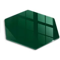 Wallfluent Glazen Snijplanken - Groente Snijplanken Glas - h40 cm - Donkergroen Snijplanken van Glas - Glazen Keukenplank - Glazen Snijplank Voor Keuken - Antislip Glazen Snijplank