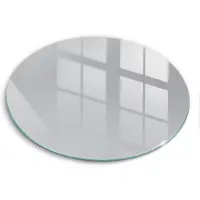 Wallfluent Glazen Snijplanken - Grijs Snijplanken Glas - 40fi cm - Grijs Snijplanken van Glas - Glazen Hakplank - Glazen Snijplank Voor Keuken - Antislip Glazen Snijplank