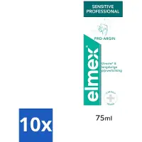 Elmex 10 x Tandpasta Sensitive Professional 75 ml - Gevoelige Tanden - Tandgevoeligheid - Tandpasta - Pro-Argin - Tandhalscariës