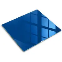 Wallfluent Glazen Snijplanken - Blauw Snijplanken Glas - 60 cm x 52 cm - Blauw Snijplanken van Glas - Hittebestendige Glazen Snijplank - Decoratieve Glazen Snijplank - Glazen Snijplank met Antislip