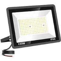 Tsong LED Breedstraler - 150 watt - Koud witte Lichtkleur 6000K - IP66 Waterbestendig - Duurzaam & Energiezuinig -60% - Bouwlamp - Tuinverlichting - 120lm/W - 18.000lm