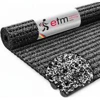 Etm Deurmat - Tegen gladheid - Granulaat gecoat - Grijs - 120 x 500 cm