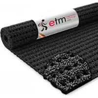 Etm Deurmat - Tegen gladheid - Granulaat gecoat - Antraciet - 120 x 500 cm
