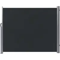 Beliani DORIO - Zijluifel - Grafietgrijs - 160 x 300 cm - Polyester