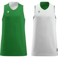 MACRON Idaho Reversible Shirt Kinderen - Groen / Wit | Maat: 11-12 Y