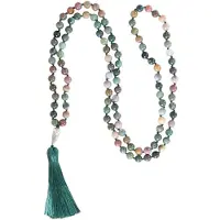 Marama - Mala ketting New Hampshire - edelsteen Agaat - damesketting - yoga - elastisch