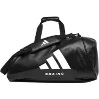 Adidas Boxing 2-in-1 Sporttas - PU - Zwart/Wit (Beschikbaar in verschillende maten)