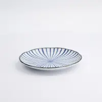 Tokyo Design Studio - Natsu Tokusa Gebaksbord - Blauw/Wit - Ø 16,5 cm - Made in Japan