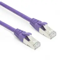 ACT FB2303 LSZH SFTP CAT6A Patchkabel Snagless Paars - 3 meter