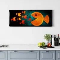 A.S. Création Canvas print DD123234 Sweet Carrot 1,0 x 0,4 m Oranje / Terracotta Kantoor Hal/Gang Keuken Slaapkamer Woonkamer