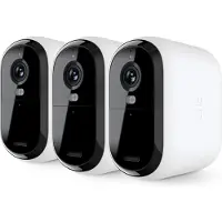 Arlo Essential XL - Netwerkbewakingscamera - binnen, openlucht - weerbestendig - kleur (Dag en nacht) - 4 MP - 2560 x 1440 - audio - draadloos - Wi-Fi (pak van 3)